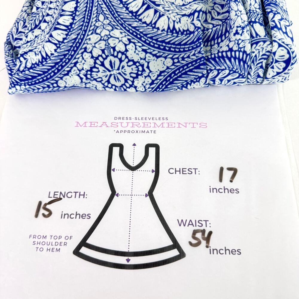 Talbots Womens Sleeveless Maxi Dress Size 8 Chiffon Flowy Floral Paisley Blue - Picture 8 of 8